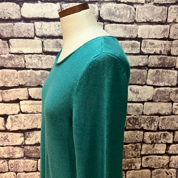 Chico's Teal Pullover Long Sleeve Sweater Size Small - Picture 5 of 9